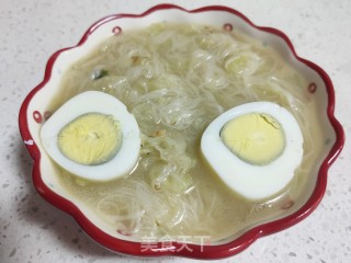 白菜挂面汤的做法步骤：13