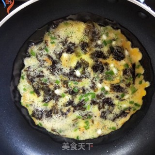 紫菜煎蛋的做法步骤：4