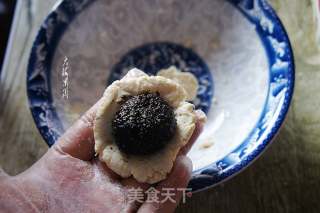 炸黄米面元宵的做法步骤：2