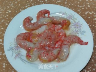 香菇虾仁南瓜面的做法步骤：3