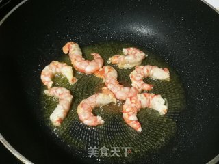 香菇虾仁南瓜面的做法步骤：4