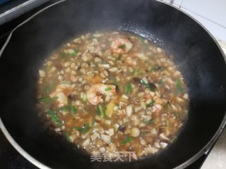 香菇虾仁南瓜面的做法步骤：8