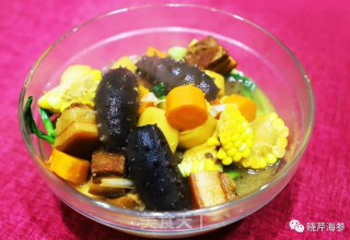 砂锅红烧肉炖海参的做法步骤：4