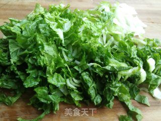 虾米炒青菜的做法步骤：1