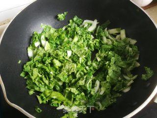 虾米炒青菜的做法步骤：3