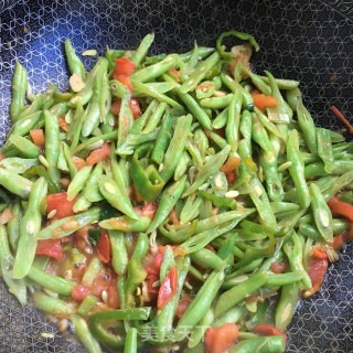 西红柿炒豆王的做法步骤：7
