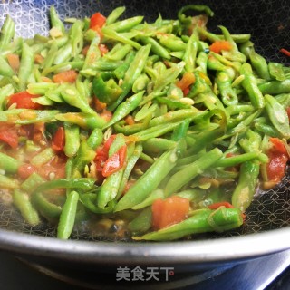 西红柿炒豆王的做法步骤：8