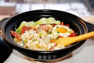 煲仔饭的做法步骤：9