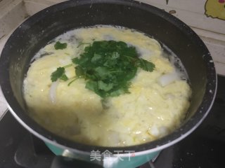 白玉菇蛋花汤的做法步骤：10