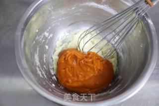 水浴法南瓜泥戚风蛋糕的做法步骤：4