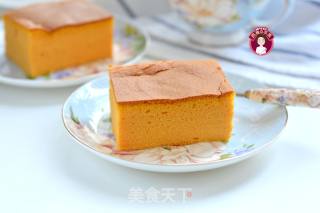 水浴法南瓜泥戚风蛋糕的做法步骤：15
