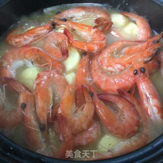 鲜虾豆腐煲的做法步骤：11