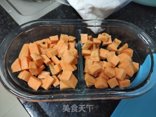 红薯布丁的做法步骤：2