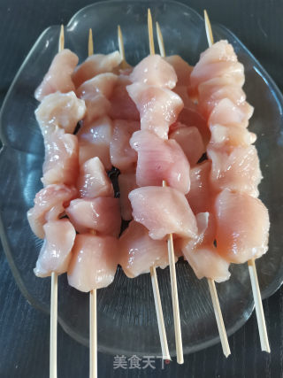 炸鸡肉串的做法步骤：10