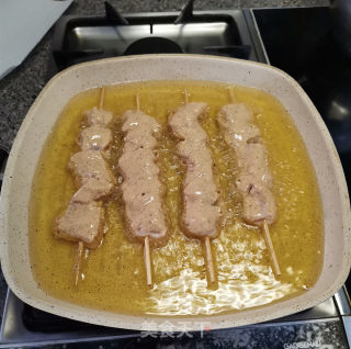 炸鸡肉串的做法步骤：15