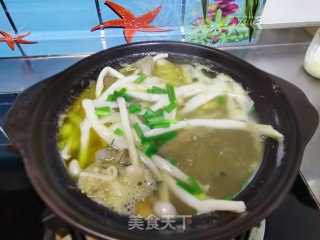 黄颡鱼煮菌菇的做法步骤：10