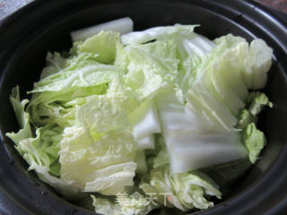 煎鸡蛋大白菜千张煲的做法步骤：11