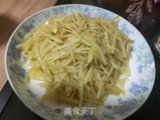 醋溜土豆丝的做法步骤：9