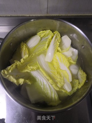 白菜炖豆腐的做法步骤：4