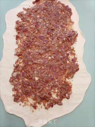 洋葱牛肉馅饼的做法步骤：7