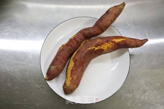 长颈鹿红薯夹心蛋糕卷的做法步骤：1