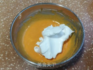 无油南瓜戚风蛋糕的做法步骤：8
