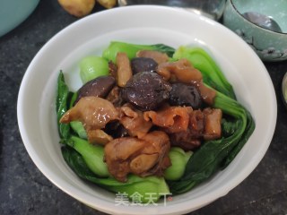 花胶冬菇焖鸡的做法步骤：11
