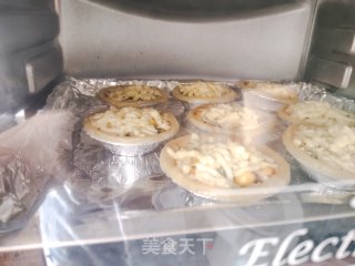 蛋挞皮做的迷你披萨的做法步骤：8