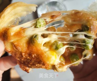 蛋挞皮做的迷你披萨的做法步骤：9
