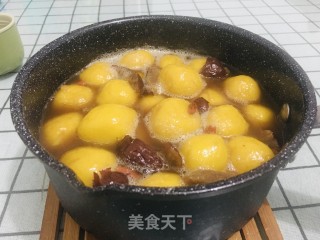 南瓜丸子红枣糖水的做法步骤：9