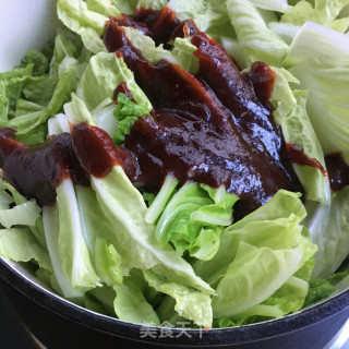 辣酱白菜炖土豆粉的做法步骤：6