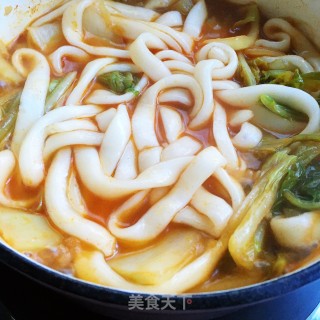辣酱白菜炖土豆粉的做法步骤：9