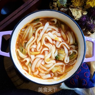 辣酱白菜炖土豆粉的做法步骤：11