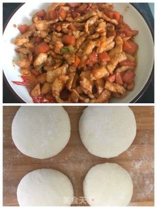 新奥尔良鸡肉饼的做法步骤：4