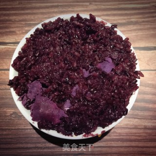 南瓜紫薯八宝饭的做法步骤：7