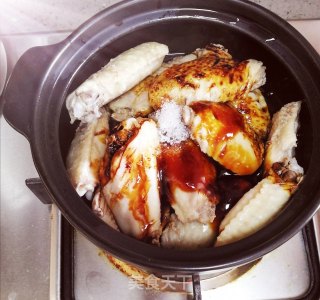 梅菜鸡翅????????的做法步骤：3