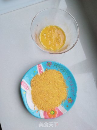 酥脆奶香紫薯卷的做法步骤：2