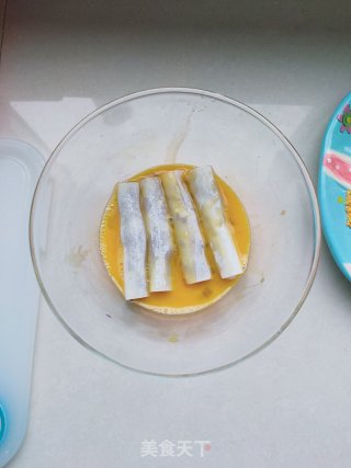 酥脆奶香紫薯卷的做法步骤：7