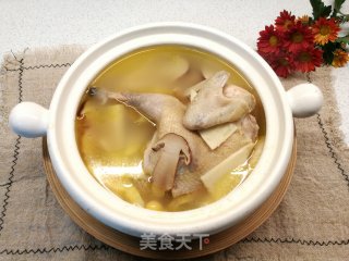 来自大自然纯天然的美味～冬笋煲鸡汤的做法步骤：6