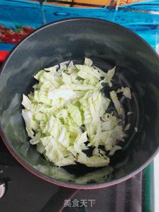 大虾、菠菜手擀面的做法步骤：9
