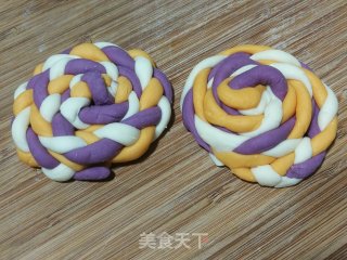 南瓜紫薯棒棒糖馒头的做法步骤：8