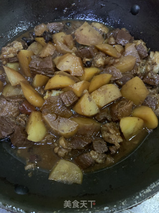 土豆炖牛肉的做法步骤：7