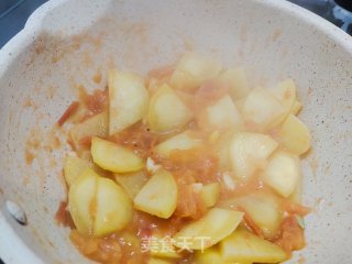 家常菜土豆烧日本豆腐的做法步骤：7