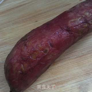 蜜薯米糊的做法步骤：1