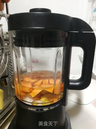 枸杞板栗山药南瓜糊的做法步骤：2