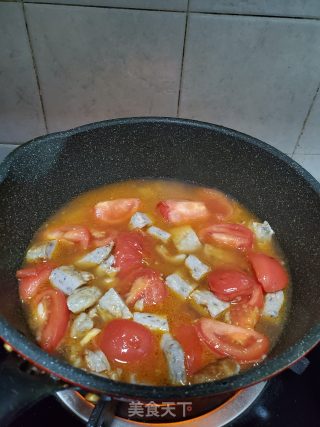 鱼饼炖番茄的做法步骤：7