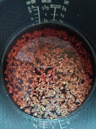 三色糙米饭的做法步骤：3