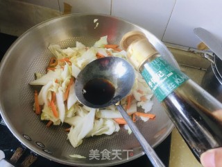 白菜胡萝卜炖粉条的做法步骤：6
