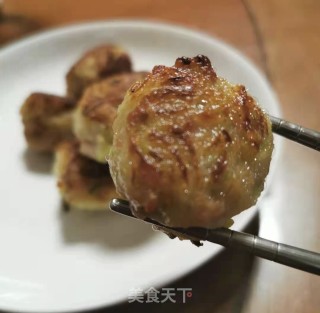 煎萝卜肉丸的做法步骤：10