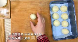 奶油小餐包，一次发酵法，简单又快手，咬一口奶香味十足！的做法步骤：5